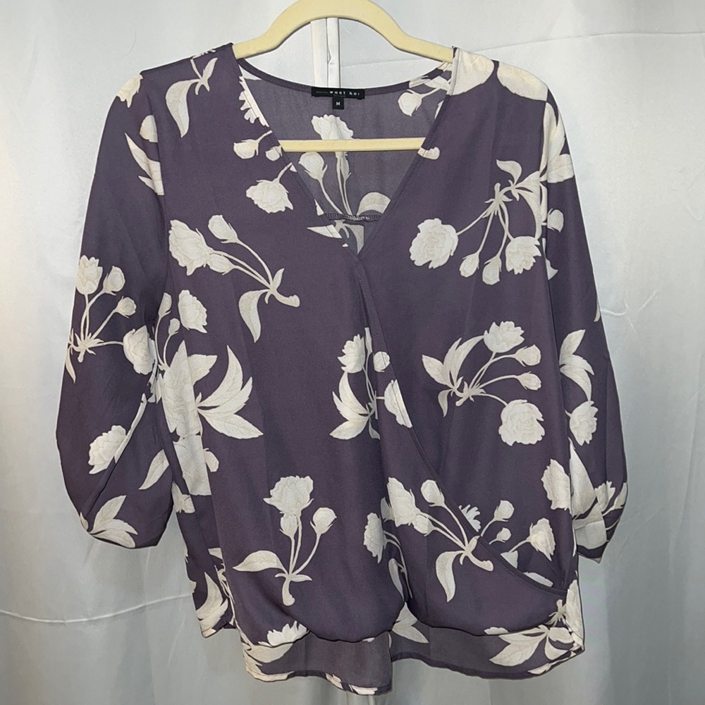 Purple blouse